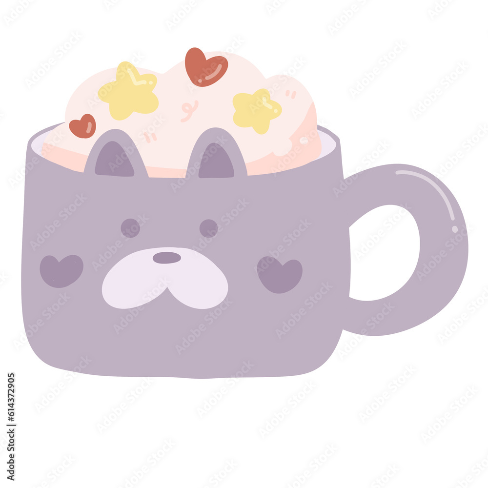 cat mug milkshake Cafe drink cat mug milkshake Cafe drink