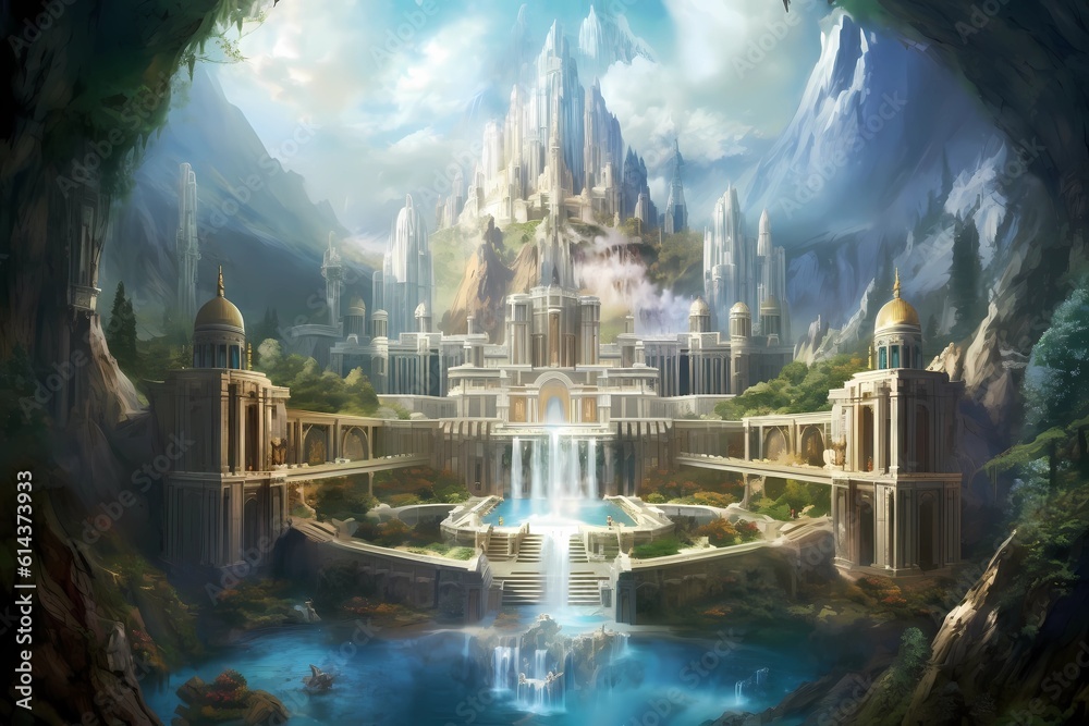The Splendor Of Mythical City