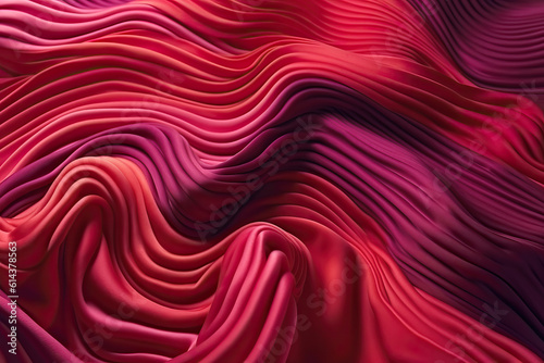 Pink and Red Fabric with Ripples and Folds,red satin background,red silk background,red satin fabric