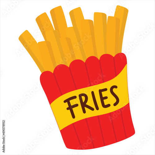 French fries illustration