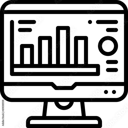 statistic line icon