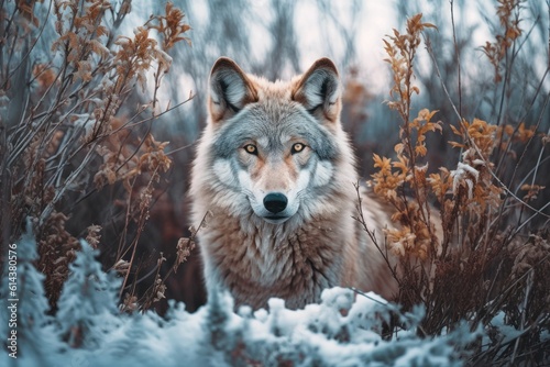 Wolf in the Forest - Generative AI © Raphael Monteiro