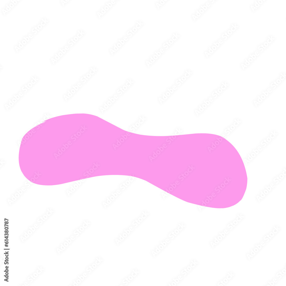 Abstract blob shape peach color Abstract blob shape peach color