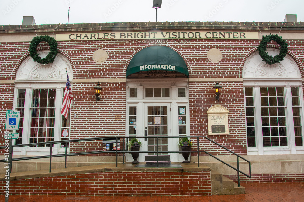 Nacogdoches, USA November 24, 2022 The view of the Charles Bright