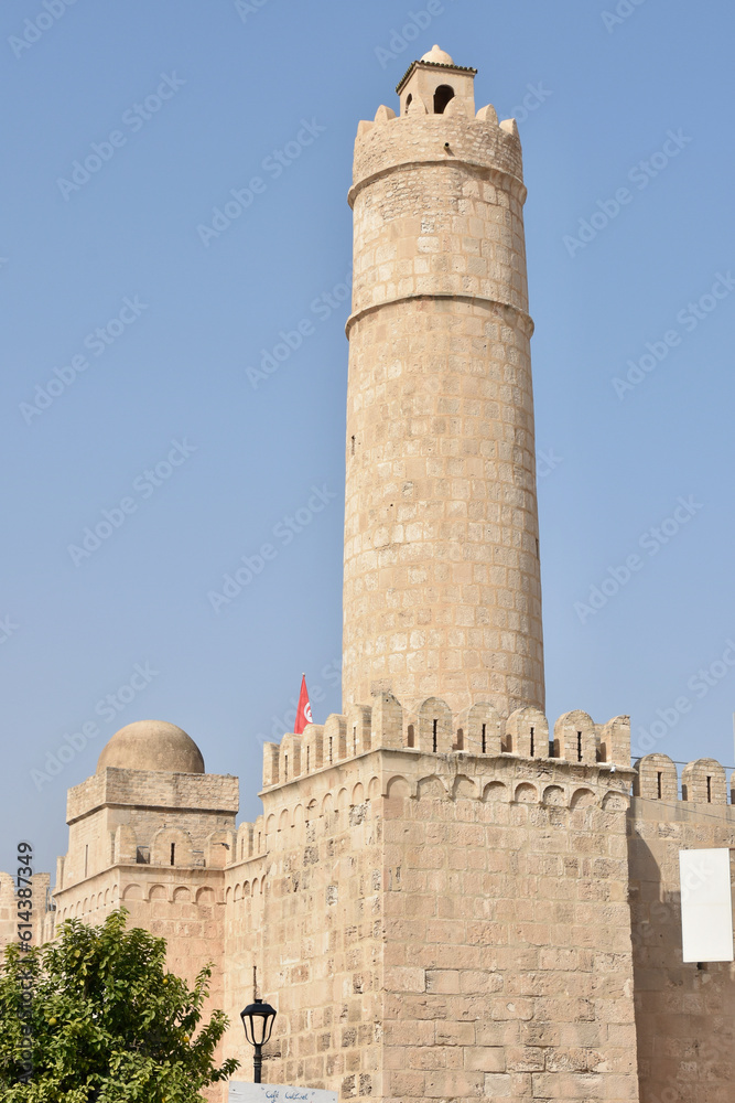 Ribat of Sousse Corner Tower Portrait, Sousse Medina, Tunisia