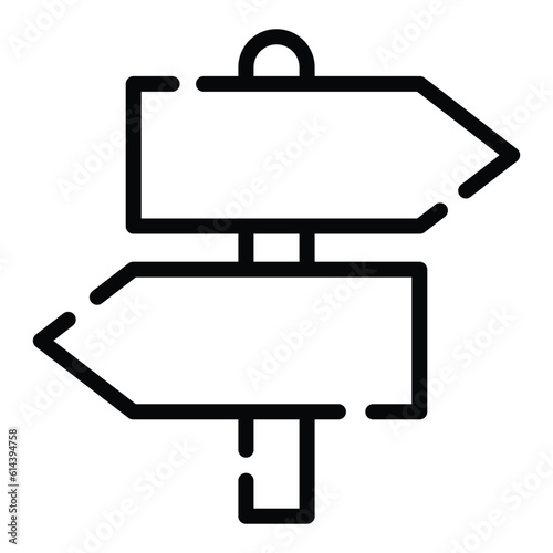 There are two direction banners for better location