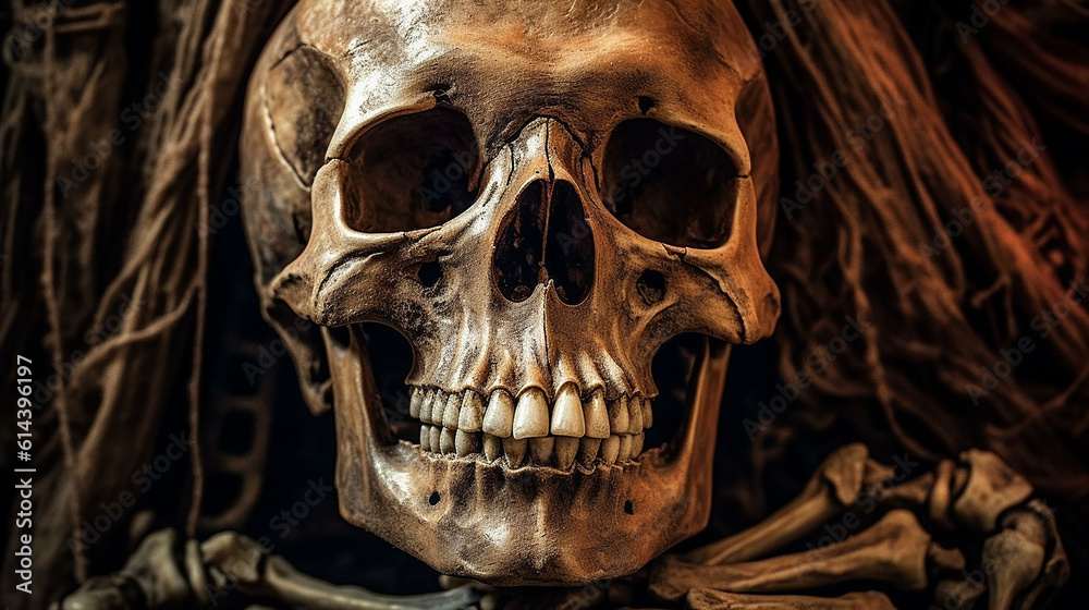 Generative AI. Halloween Skeleton Generative AI. Halloween Skeleton