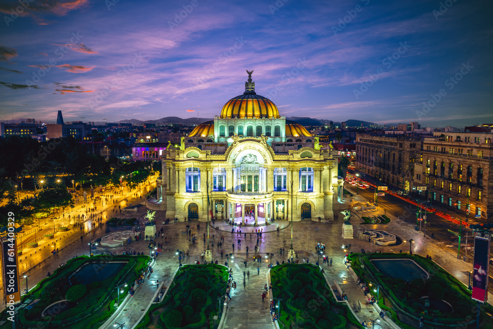 Palacio de Bellas Artes, Palace of Fine Arts, Mexico City Stock Photo
