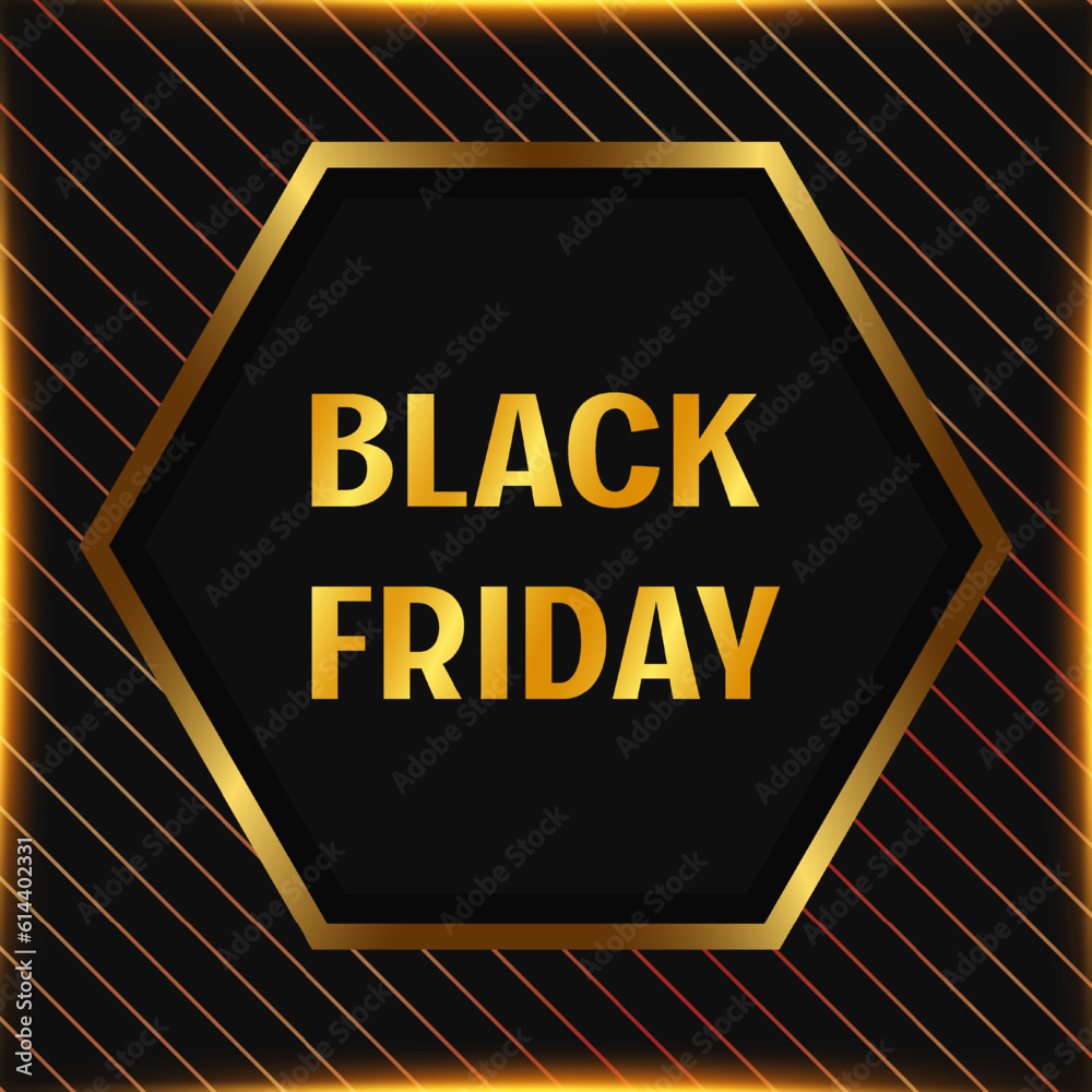 Festive abstract advertising vector illustration background black Friday sale with shining lines Festive abstract advertising vector illustration background black Friday sale with shining lines