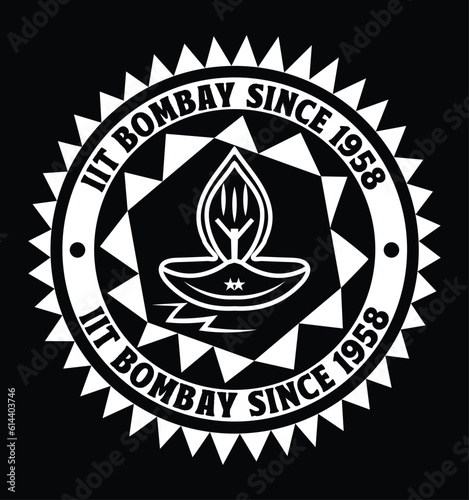 iit bombay tshart art vector
