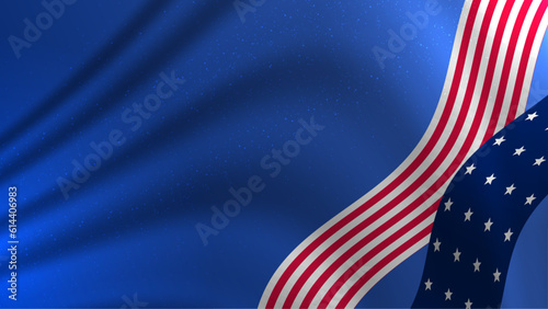 Vector flag USA background design for independence, veterans, labor, memorial day