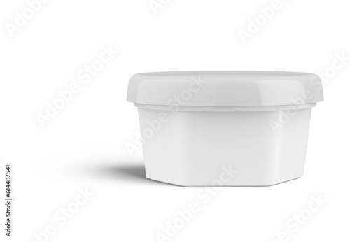 Spread Food Packaging Jar 3D-Rendering