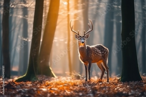 Deer in the Forest - Generative AI © Raphael Monteiro