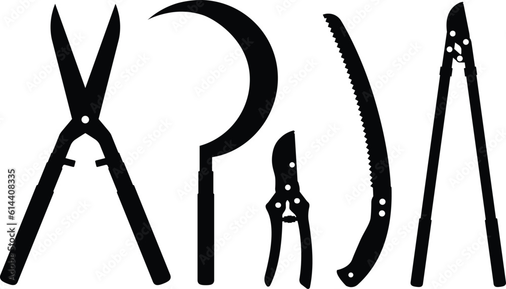 Black silhouette of scissors icon. Scissors silhouettes. Stock Vector
