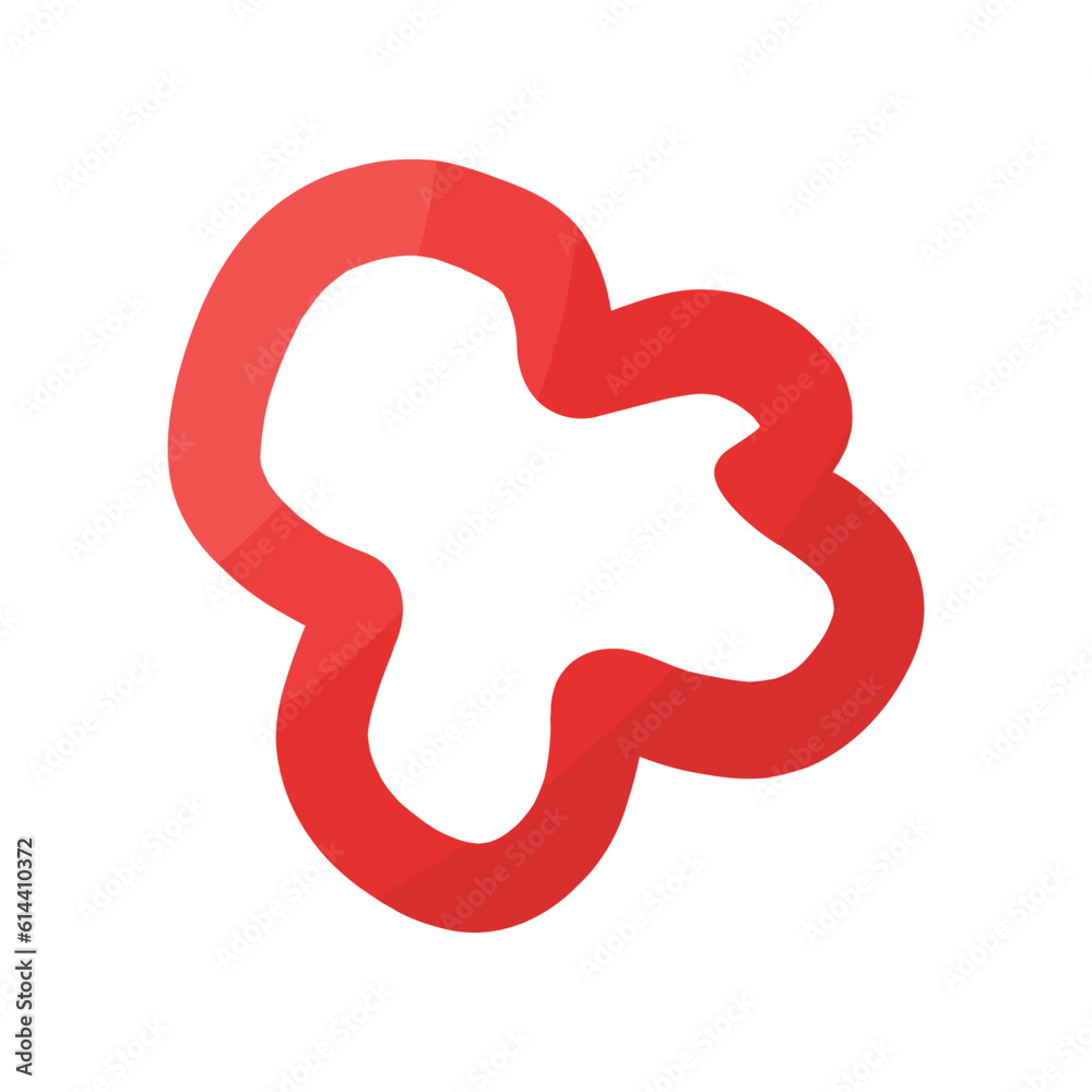 pepper sweet bulgarian piece red icon element pepper sweet bulgarian piece red icon element