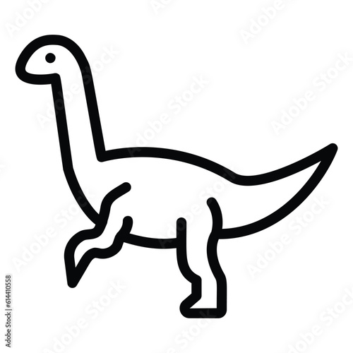 A very large herbivorous sauropod dinosaur of the genus�Apatosaurus�of the Jurassic Period