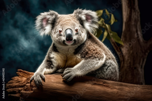 Tranquil world of the koala as it thrives in its natural habitat.