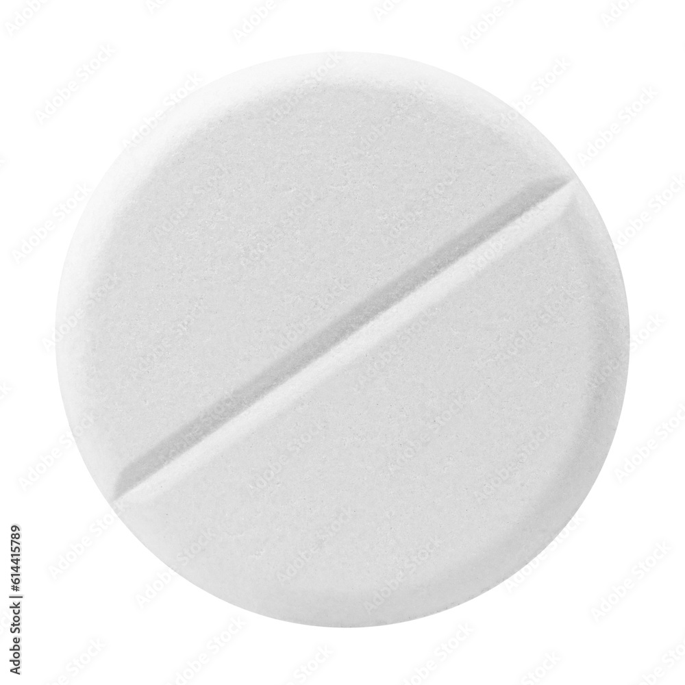 Pill isolated on white background, full depth of field Pill isolated on white background, full depth of field