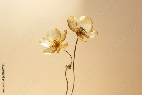 golden flowers