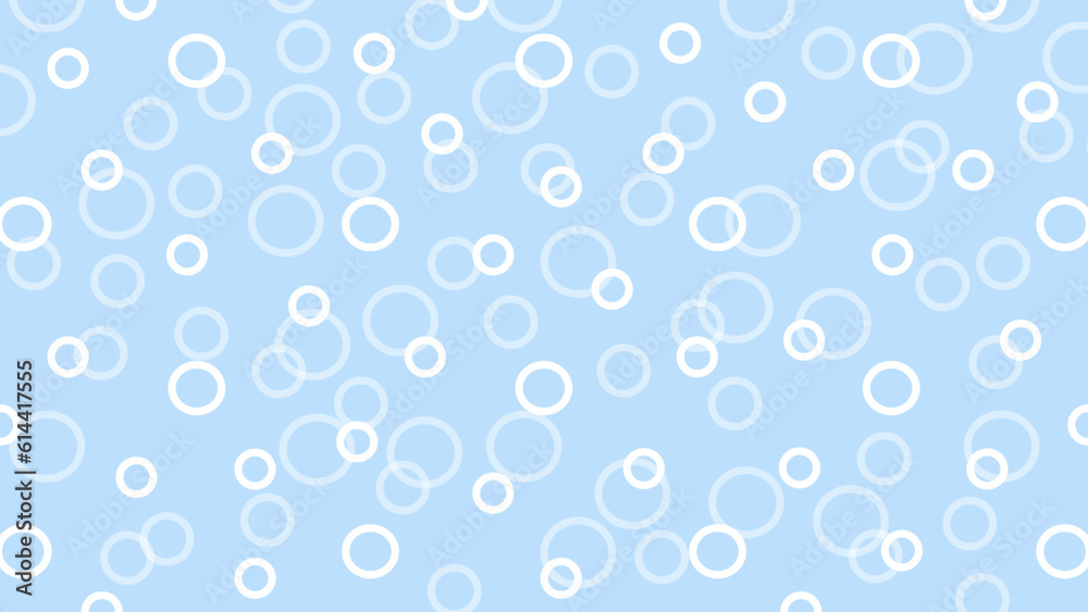 Blue background with white circles