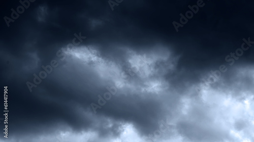 Dark storm clouds in the sky (thunderclouds)