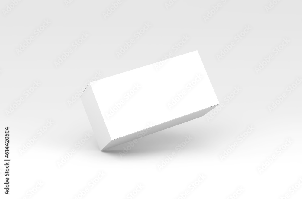 Realistic paper box packaging mockup for tea advertising without design cover on a transparent background. Realistic paper box packaging mockup for tea advertising without design cover on a transparent background.