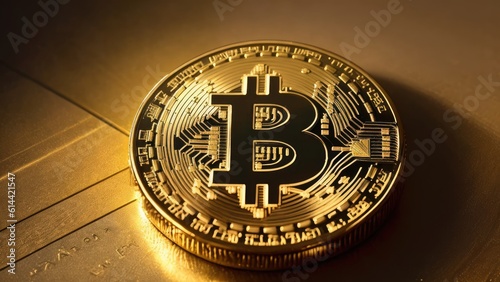 gold bitcoin coin