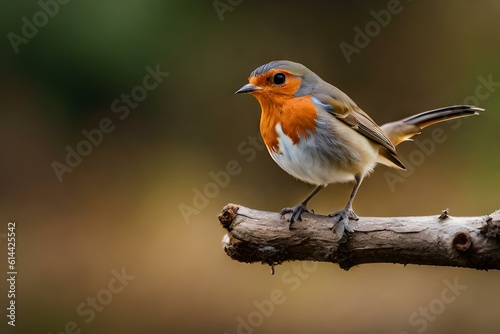 robin on a branch © Ahmad
