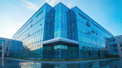 commercial facility, modern R an D building
