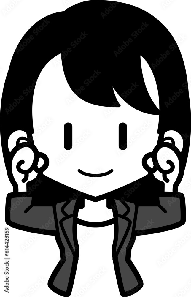 Obraz premium hbスタッフ女性_F_BU_OL23