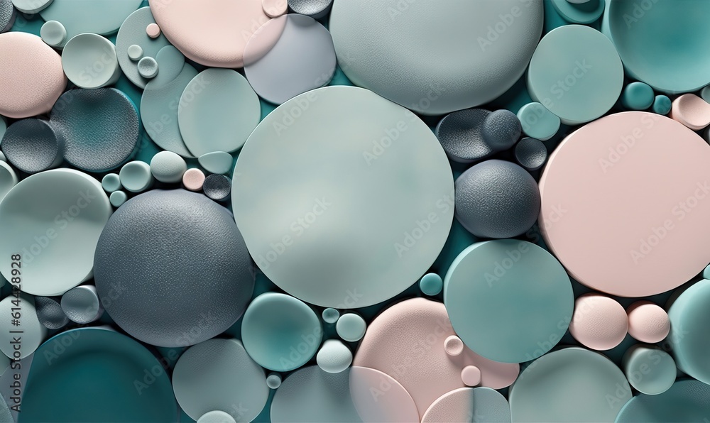 a group of different colored bubbles on a blue surface with a pink circle in the middle of the picture and a pink circle in the middle of the picture. generative ai a group of different colored bubbles on a blue surface with a pink circle in the middle of the picture and a pink circle in the middle of the picture. generative ai