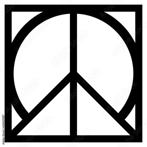 A Vector of Peace Symbol Design