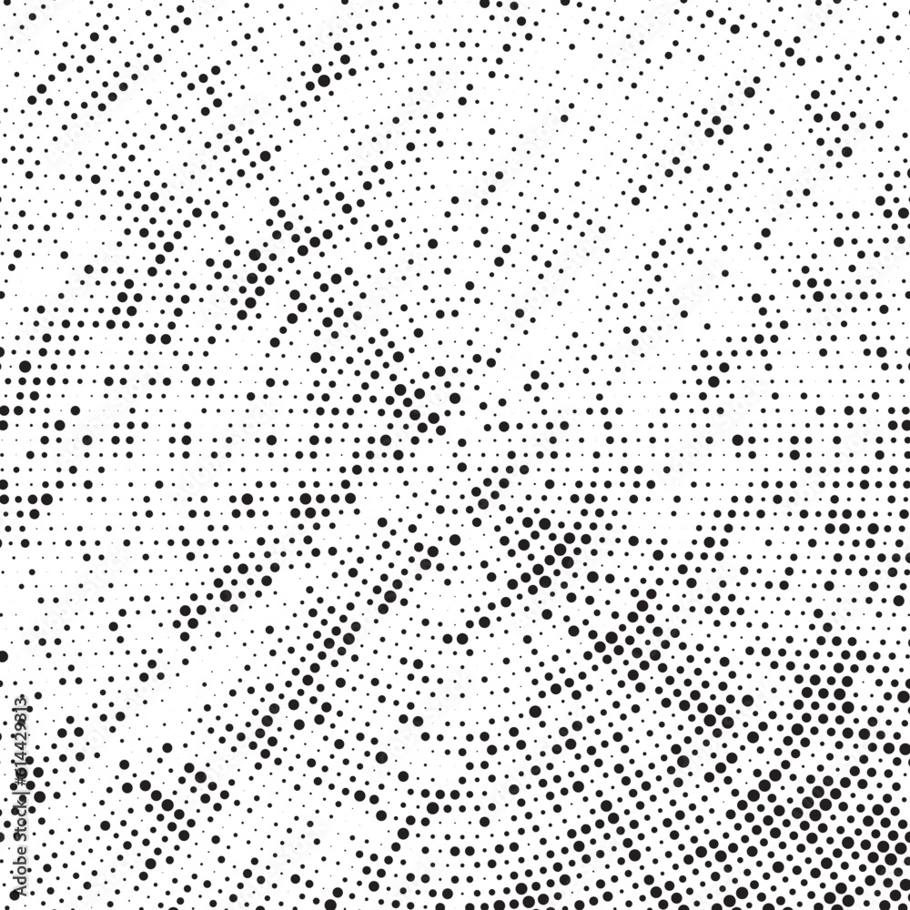 Halftone vector background. Monochrome halftone pattern. Abstract geometric dots background. Pop Art comic gradient black white texture. Design for presentation banner, poster, flyer, business card. Halftone vector background. Monochrome halftone pattern. Abstract geometric dots background. Pop Art comic gradient black white texture. Design for presentation banner, poster, flyer, business card.