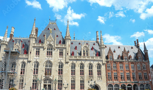 Old town of Brugge in Belgium