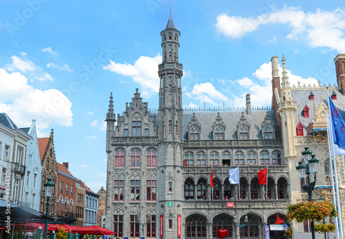 Old town of Brugge in Belgium