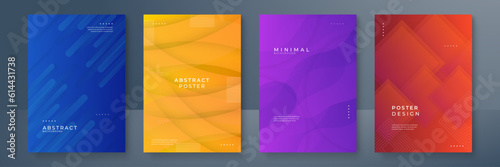 Abstract minimal colorful colourful background with geometric creative and minimal gradient concepts, for posters, banners, landing page concept image