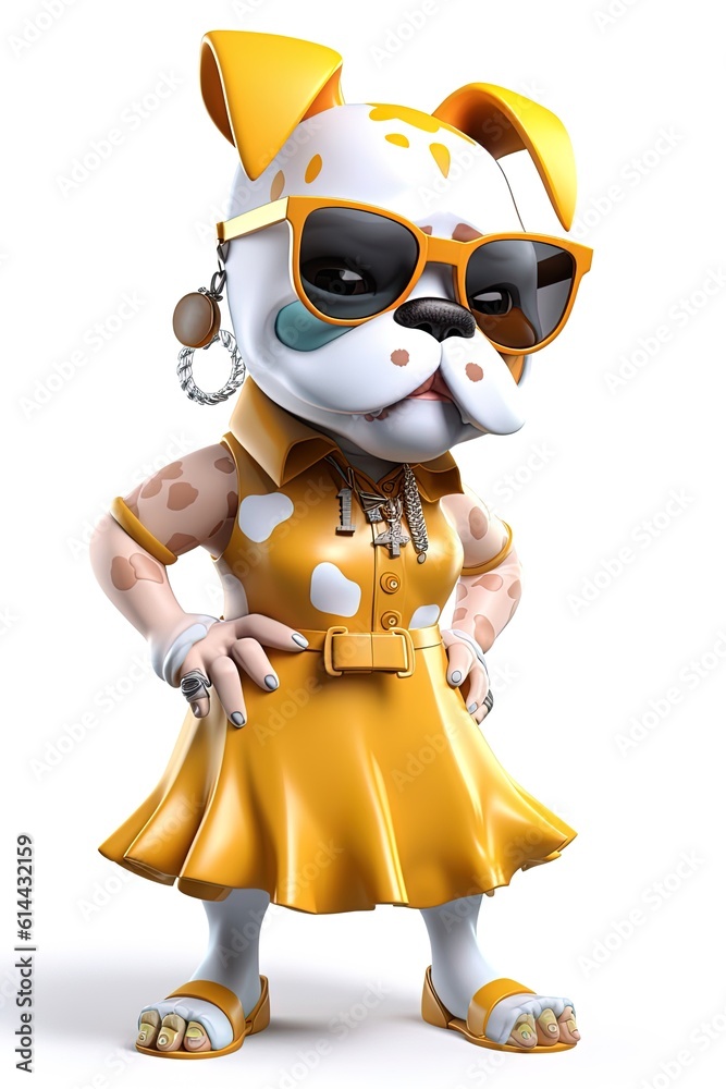 sassy swag bulldog cartoon character sassy swag bulldog cartoon character
