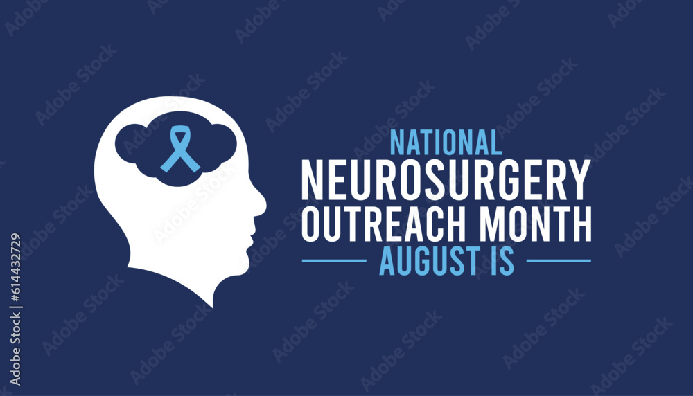 Vector illustration on the theme of Neurosurgery Outreach month observed each year during August. Health awareness vector. Vector illustration on the theme of Neurosurgery Outreach month observed each year during August. Health awareness vector.