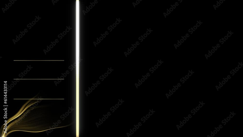 Luxury gold frame slideshow animation
