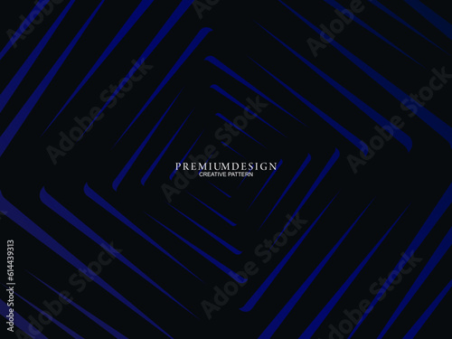 Premium background design with dark blue luxury motif. Vector horizontal template, for digital lux business banners, contemporary formal invitations, luxury vouchers, gift certificates, etc.