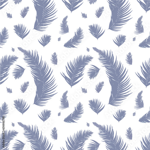blue pattern with blue feathers for backgrounds, wallpapers, posters, business cards, clothes, bags, fabrics