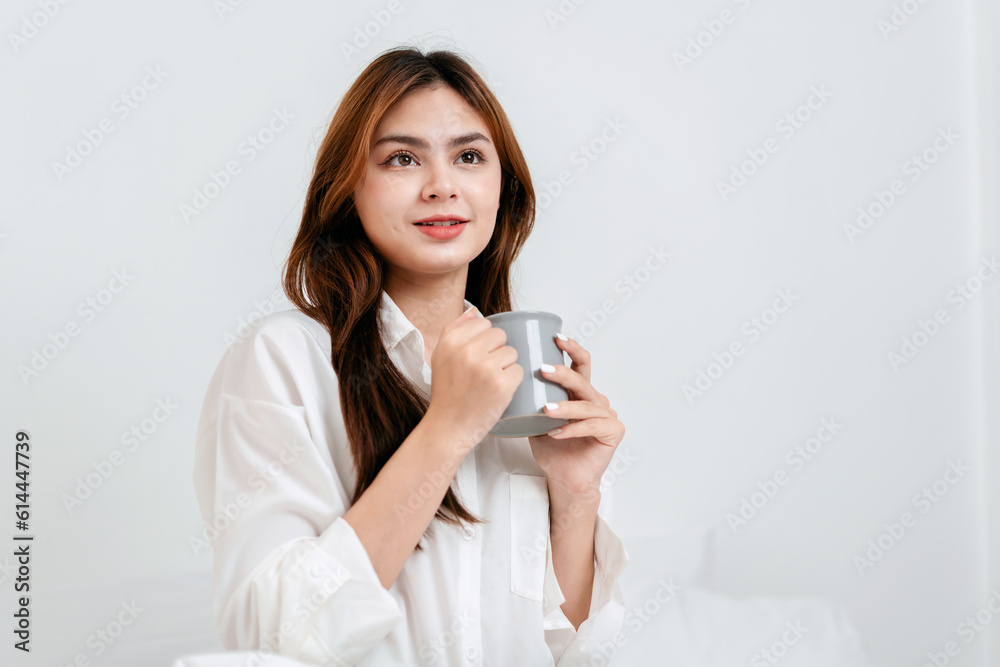 Activity at home leisure lifestyle concept, Young woman in cloth Activity at home leisure lifestyle concept, Young woman in cloth