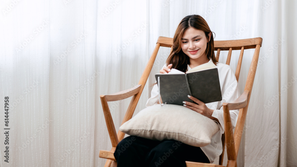 Activity at home leisure lifestyle concept, Young woman in cloth Activity at home leisure lifestyle concept, Young woman in cloth