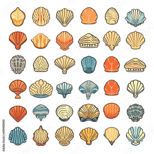 set of seashells