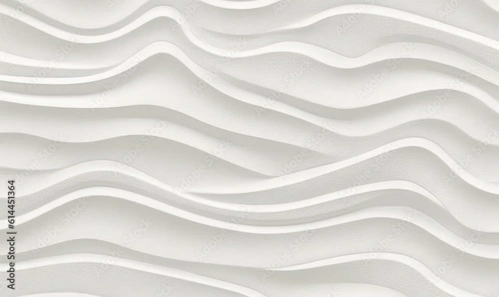 a white wall with a wavy pattern on the top and bottom of the wall, with a white background with a wavy pattern on the bottom of the wall. generative ai a white wall with a wavy pattern on the top and bottom of the wall, with a white background with a wavy pattern on the bottom of the wall. generative ai