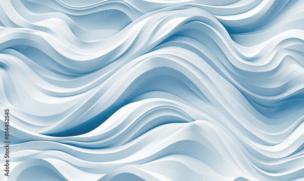 a blue and white wavy background with a wavy pattern on it's surface, with a soft, smooth, wavy, wavy design. generative ai a blue and white wavy background with a wavy pattern on it's surface, with a soft, smooth, wavy, wavy design. generative ai
