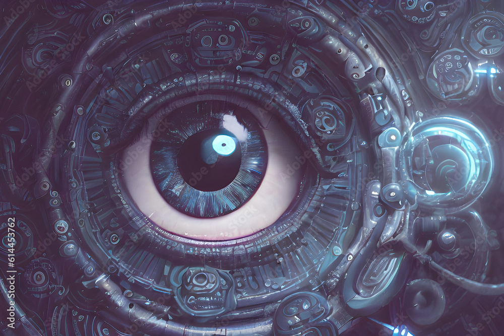 Fantasy Eye, Close up, Generativ AI 