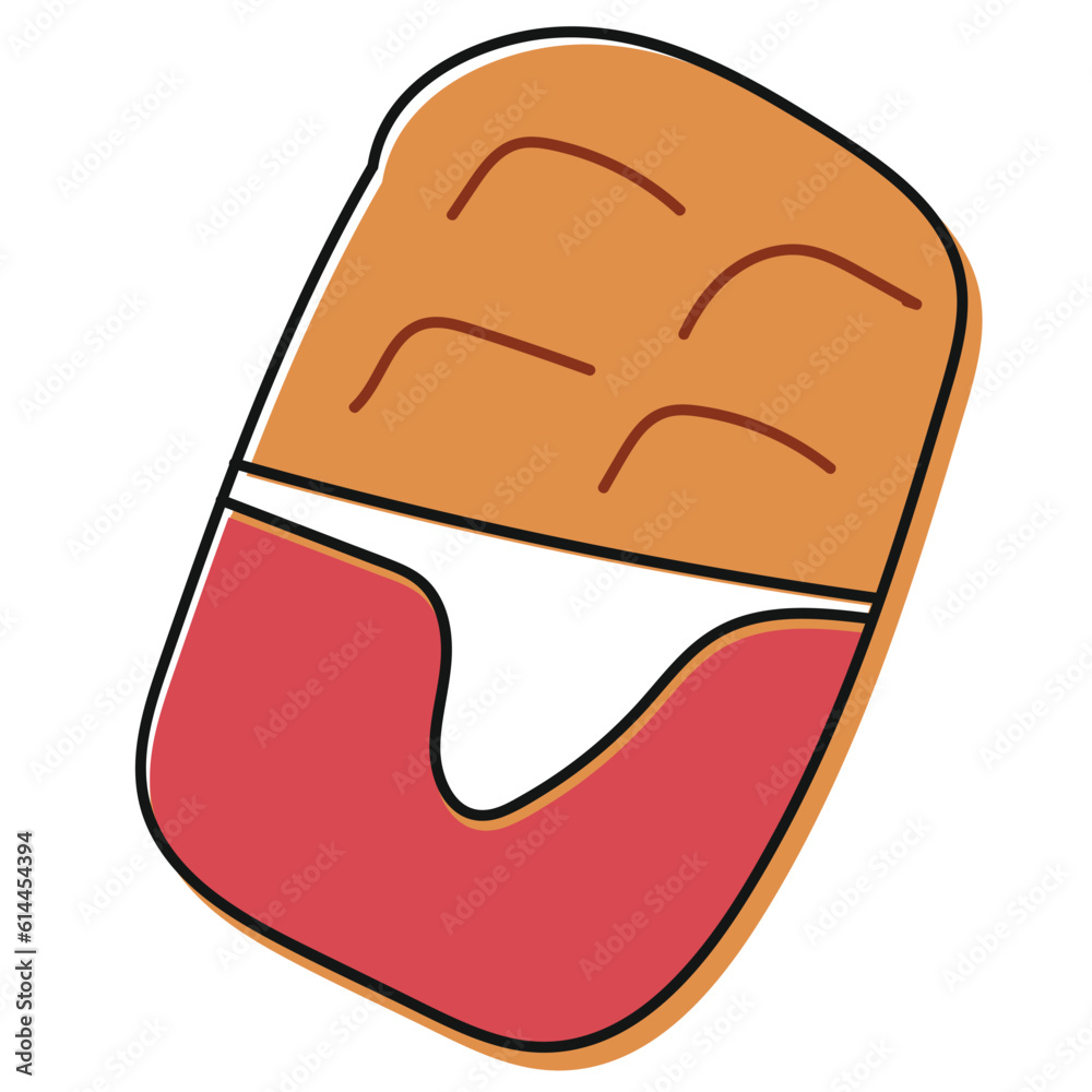 chocolate bar hand drawn vector illustration chocolate bar hand drawn vector illustration
