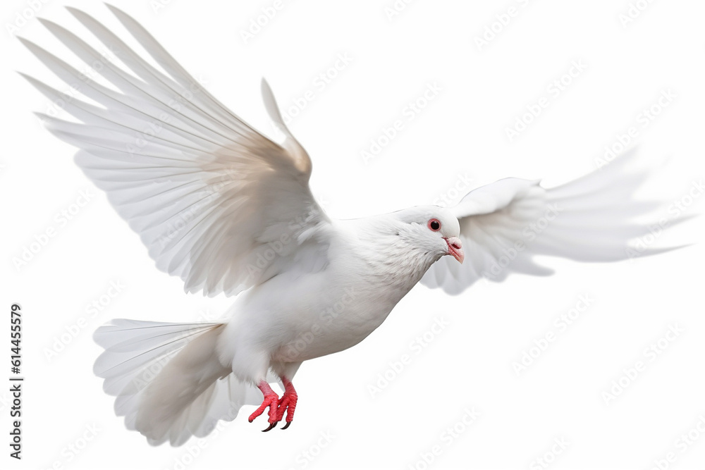 鳩 白背景 AI生成画像 ジェネレーティブAI 鳩 白背景 AI生成画像 ジェネレーティブAI
