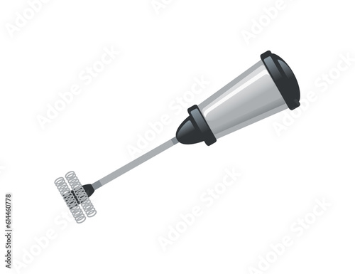 Milk frother kitchen hand tool vector illustration isolated on white background